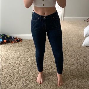 Madewell high riser skinny jean
